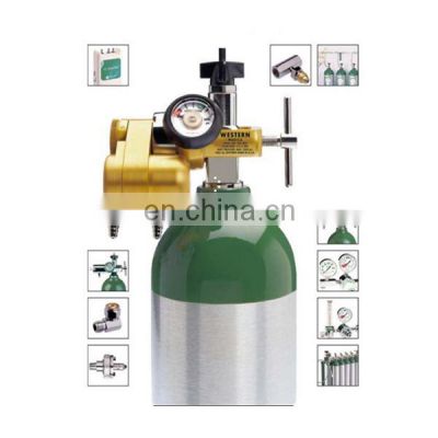 0.3L-30L ISO7866 DOT-3AL Alloy 6061 Aluminum Oxygen Medical Gas Cylinder