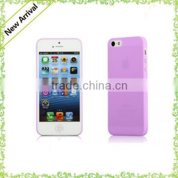 High quality no parting line ultra-thin PP mobile phone case for iphone 5