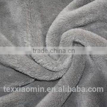 100% polyester micro super soft flannel fleece fabric