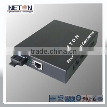 10/100/1000Mbps 20km 1 RJ45 and 2 SC interface e1 to ethernet converter