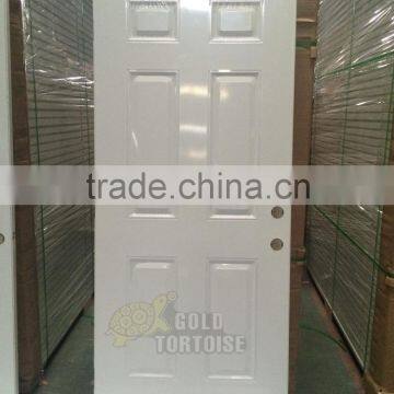 external 6 panel steel door/hollow core steel door