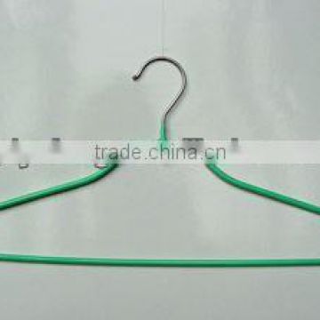 Fashion pvc covered iron wire hanger