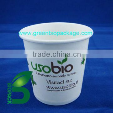 Disposable pla laminated paper soup cup