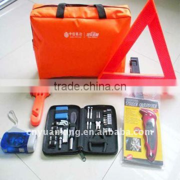 Auto safety set,Car emergency tool with mini hand tool kit,