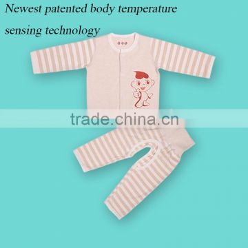 100% organic color cotton baby clothes set