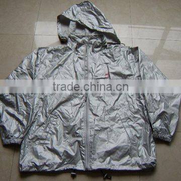 Waterproof antifouling rain jacket