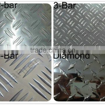 diamond pattern aluminium sheet