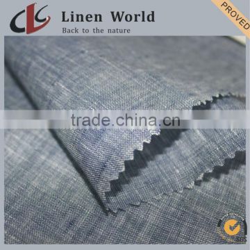 100%Linen 21*21 54*53 53/54" Plain Dyed Woven Fabric