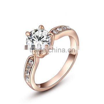IN Stock Wholesale Gemstone Luxury Handmade Brand Women Metal Ring SKD0327