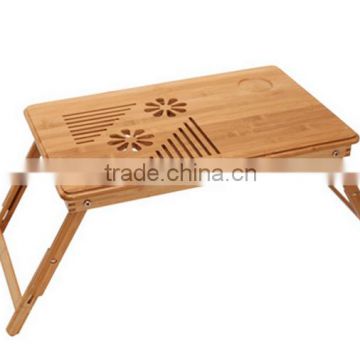 Bamboo folded laptop bedtable