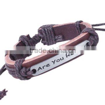 Make leather bracelet wholesale KSQN-28