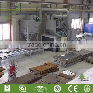 Steel Plate Pretreatment, Steel Plate Shot Blasting Machine For Cleaning Rust