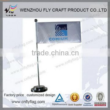 Top grade promotional custom table flag for decoration