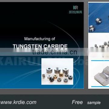 Cemented carbide drawing dies for high carbon steel for tire wire cord