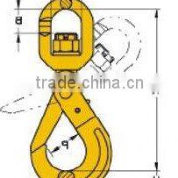 trade assurance G80 swivel self lockong safety hook