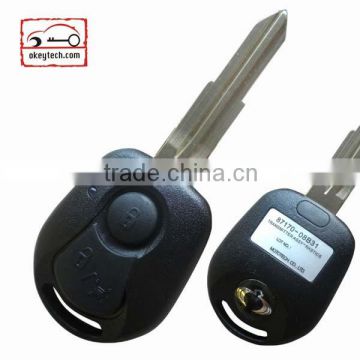 Best price car key Ssangyongkey blank 2 button for Ssangyong remote key blank