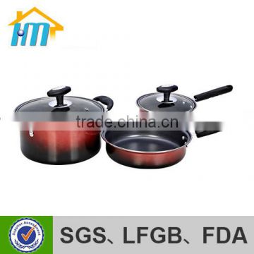 cookware with gold plated in home &Garden