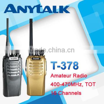 Anytalk T-378 uhf walkie talkie transceiver two way radio