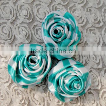 Fashion cheap accessories bountique design stain rosette flower from Kapu made in China