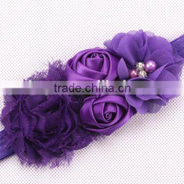 Flower beautiful design wholesale price headband top quality and bountique accessory made in china