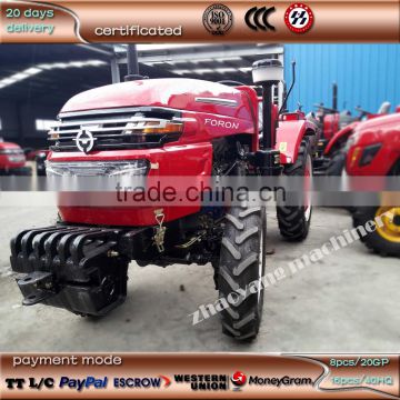 Tractor FN404A, 40hp,2870X1410X1815mm, wheel tread 1200mm, 5.50-16/9.50-24 tyre, 2 hydraulic valves, power steering