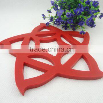 Five star shaped Anti-slip Silicone Table Mat Heat Resiatant Mat