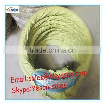 big coil plastic coated wire / hot dipped galvanized iron wire