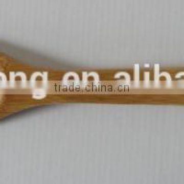 eco-friendly oblique bamboo spatula with hole
