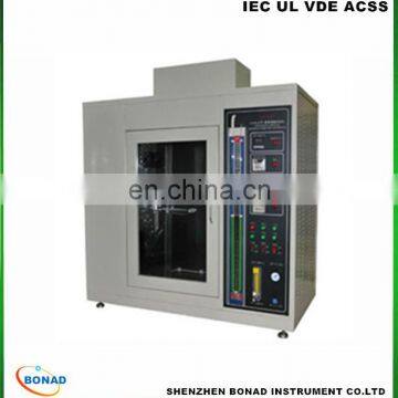 ul94 iec60695 horizontal and vertical flame chamber for flammability plastic test