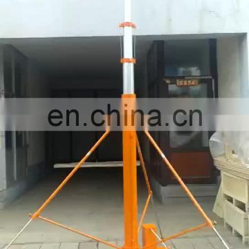 4m emergency mobile communication telescopic mobile lighting mast tower
