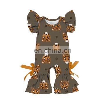 Floral animal pattern printing Romper Baby Knitted Romper One Piece Jumpsuit
