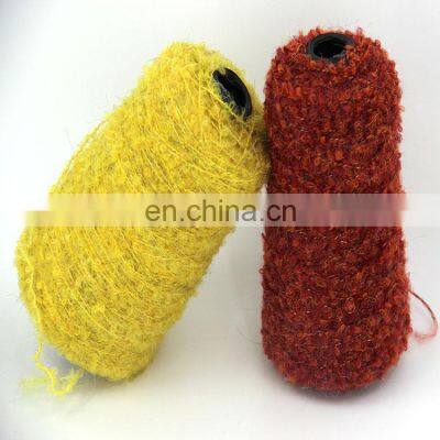 Loop yarn,Boucle yarn Coat Blanket hand knitted hat scarf special yarn