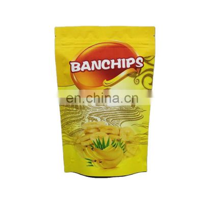 Snack food banana chips plastic packaging bag/plastic bags for chips