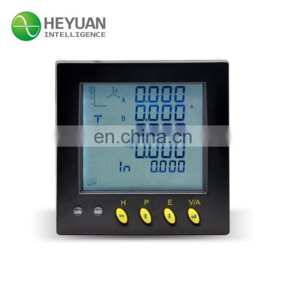 Electric Multifunction Power Meter Digital Panel Three Phase Multimeter