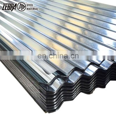 Wavy Trapezoid Shape Galvanized Steel Sheet Corrugated Galvanized Roofing Sheet Price Per Made In China
