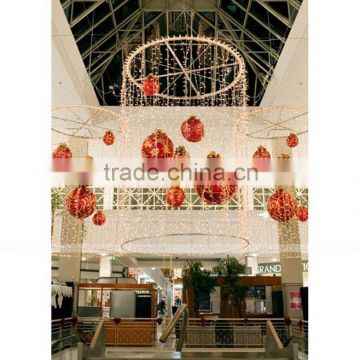 New design 2015 shopping mall decorated for christmas