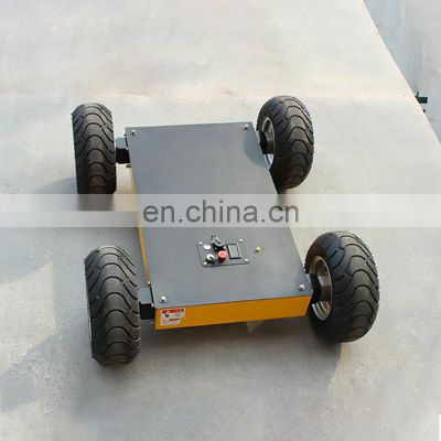 16km/hour 4 Wheeled Type PneumaticTires All Terrain Robot Chassis