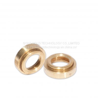 CNC lathe precision brass parts e-cigarette body cover High Precision Machined Parts  4.0 Manufacturer Customized
