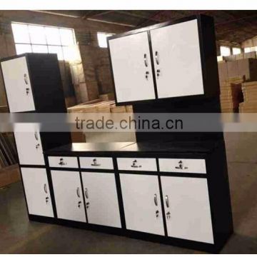China cheap price modern simple designs steel kitchen cabinet