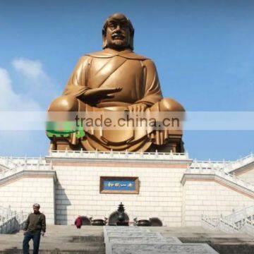 Bronze large hero statue for city symbol