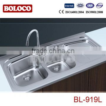 120*60cm Lay-on stainless steel sink cabinet BL-919L