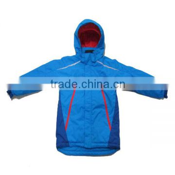 2013 New nylon taslon waterproof boys fashion blue ski jackets for kids ski jackets in ski & snow wear