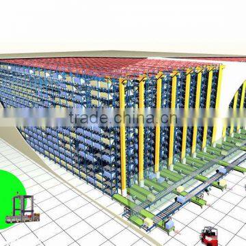 Easy disassembly digital automatic warehouse racks and shelves