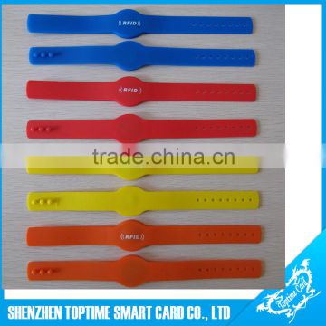 Ultralight rfid 13.56mhz silicone nfc wristbands waterproof