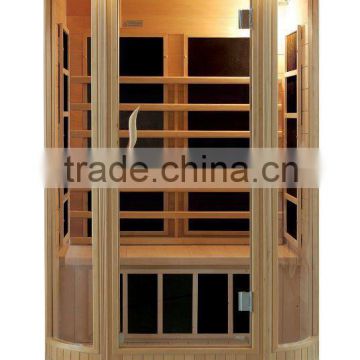 T2 Canadian Hemlock 2 Person Infrared Sauna ETL CE ROHS Approved