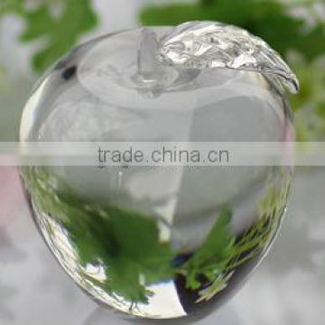 TRENDY GOOD CLEAR crystal apple FROM CHINA
