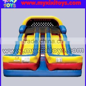xixi toys Double sliding lanes inflatable slide