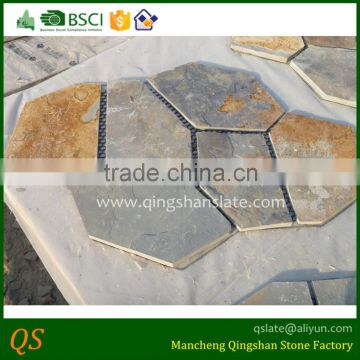 high quality natual stone tile rusty slate paver