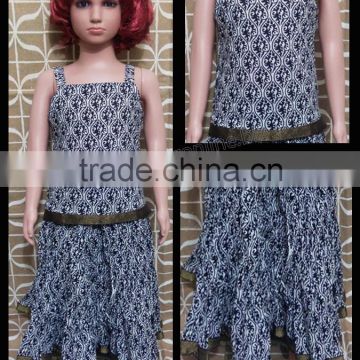 indian traditional girls kids wear top maxi set for summer online