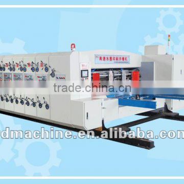 [RD-C910-2000-3] High speed automatic flexo die cutting and printing machine for corrugated carton making
